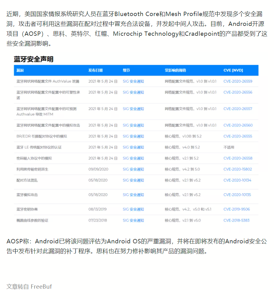 06.08【安全资讯】蓝牙曝出七个严重漏洞-攻击者可发起中间人攻击.png